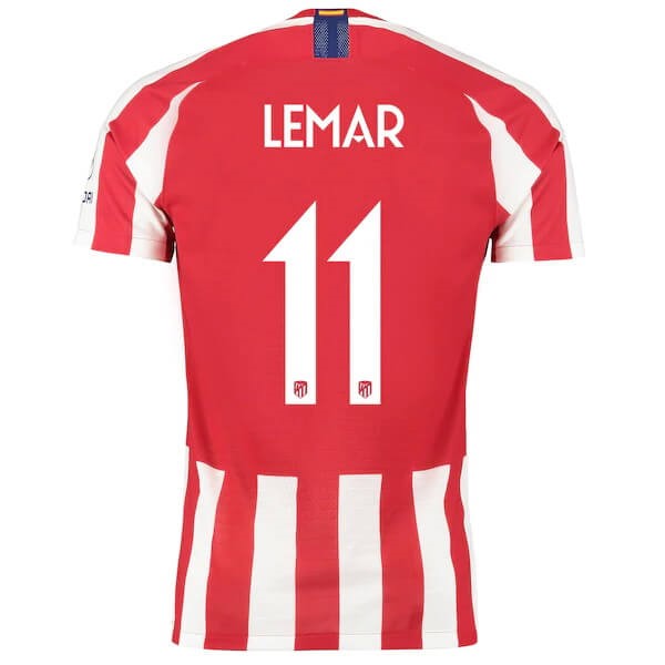 Tailandia Replicas Camiseta Atletico Madrid NO.11 Lemar 1ª 2019/20 Rojo